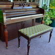 1950 Mason & Hamlin console piano, flame mahogany - Upright - Console Pianos